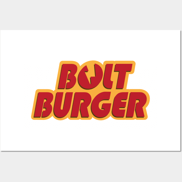 Bolt Burger Wall Art by MBK